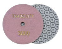 Алмазные гибкие шлифовальные круги Гайка Pads 7-STEP D-100 №3000